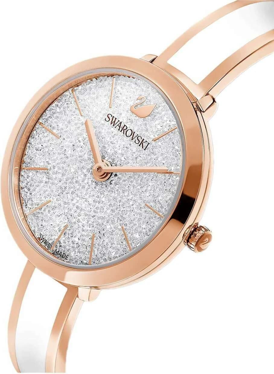Montre Swarovski 5580541 femme détail cadran blanc