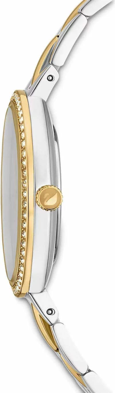 Montre Swarovski 5644072 Cosmopolitan Acier Bicolore Cadran Noir Pailleté vue 5