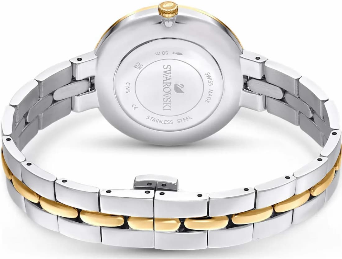 Montre Swarovski 5644072 Cosmopolitan Acier Bicolore Cadran Noir Pailleté vue 7