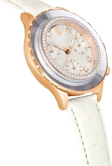 Montre Swarovski 5671150 femme détail cadran blanc