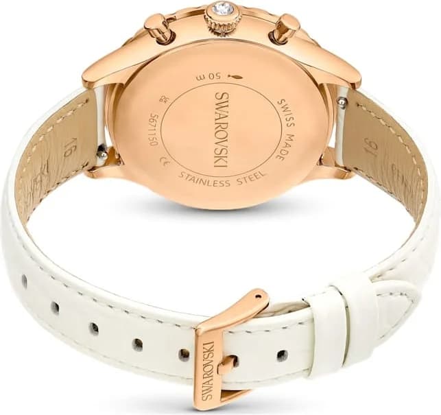 Montre Swarovski 5671150 femme détail bracelet cuir