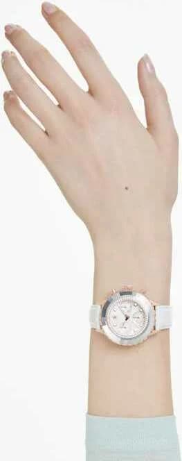 Montre Swarovski 5671150 femme détail bracelet cuir