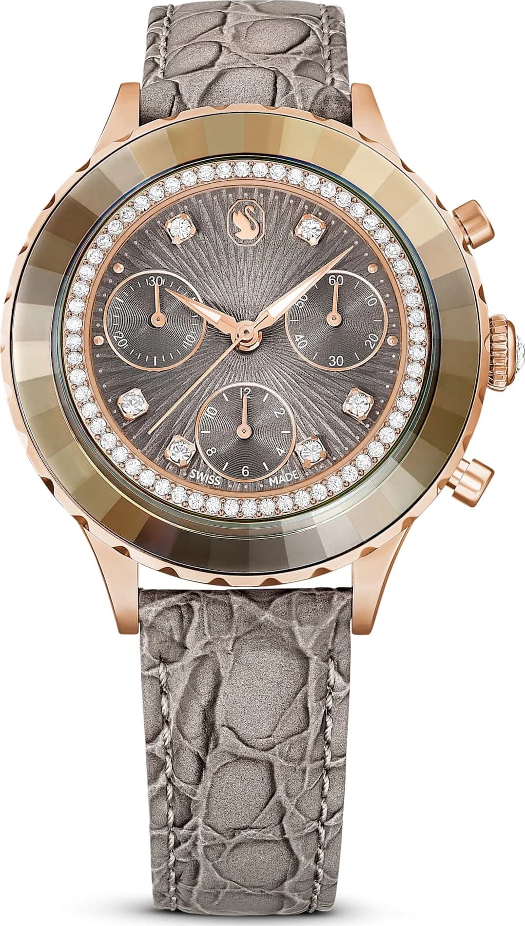 Swarovski 5671153 cadran blanc visible — Montres Outlet