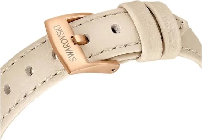 Montre Swarovski 5672968 femme détail bracelet cuir