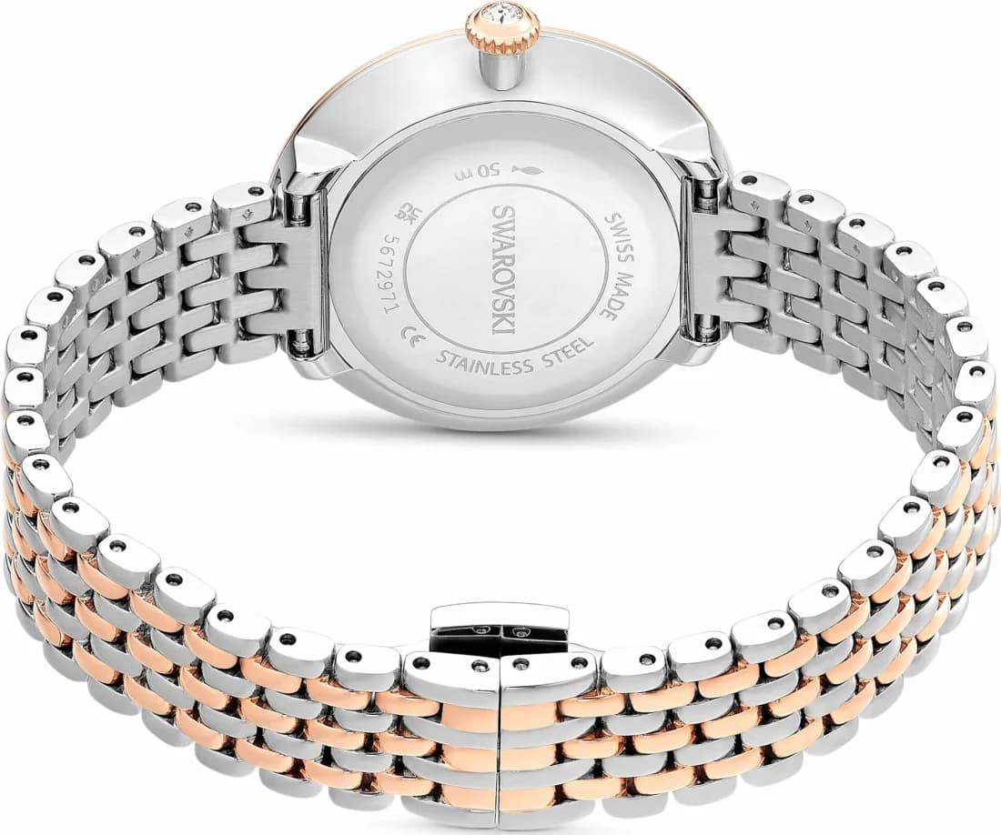 Montre Swarovski 5672971 femme détail bracelet acier inoxydable