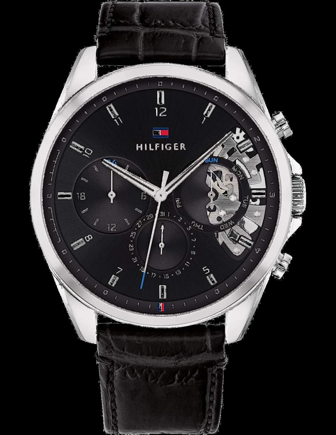 Tommy Hilfiger 1710449 cadran bleu et chronographe — Montres Outlet