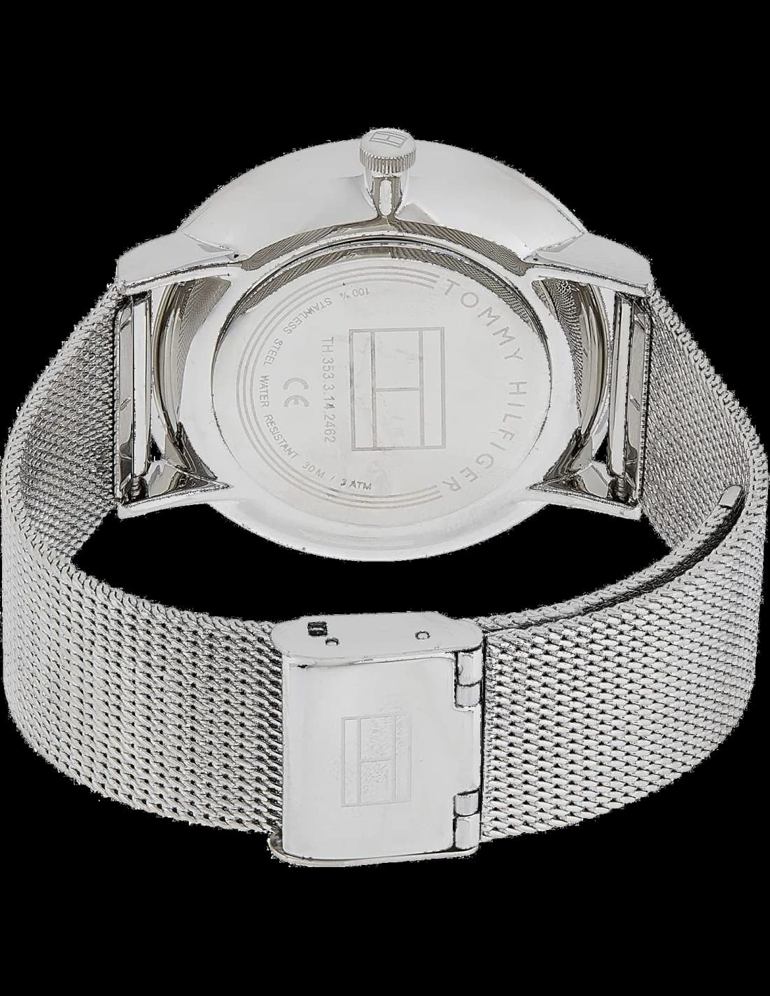 Montre Tommy Hilfiger 1781942 femme détail cadran argent
