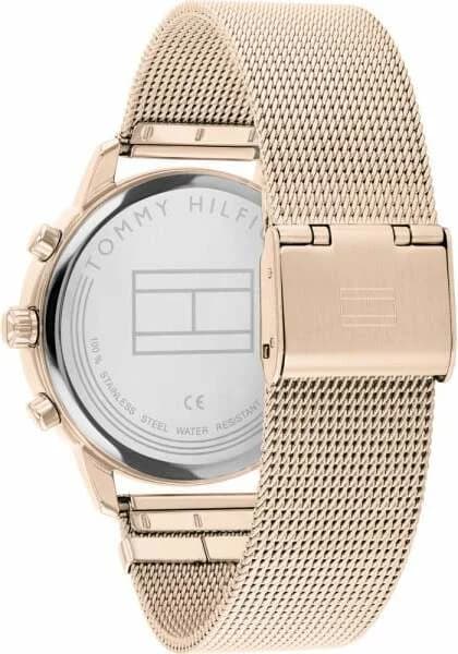 Montre Tommy Hilfiger 1782303 femme détail cadran or rose