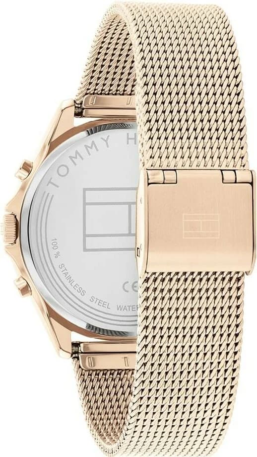 Montre Tommy Hilfiger 1782486 femme détail cadran or rose