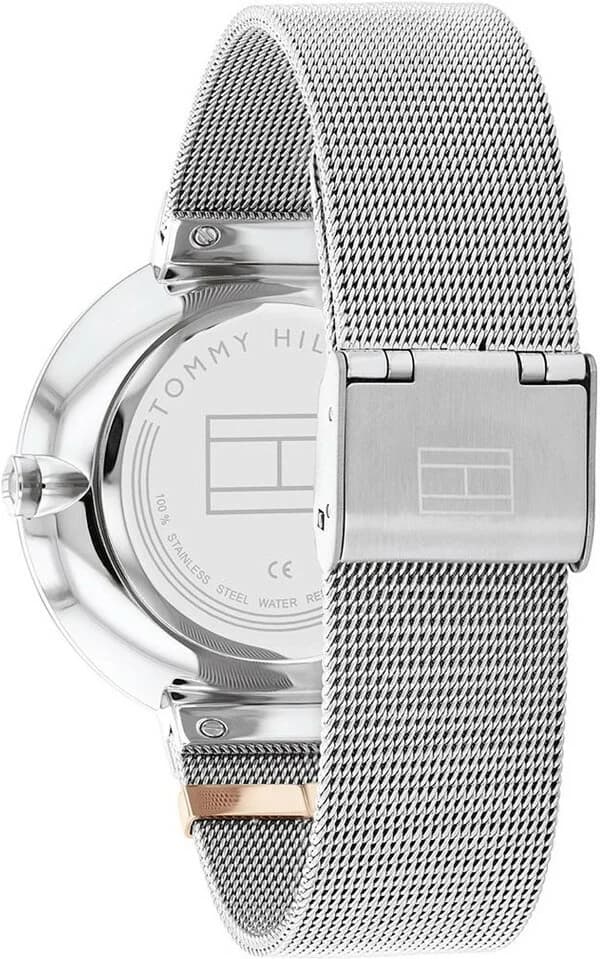 Montre Tommy Hilfiger 1782537 femme détail cadran argent