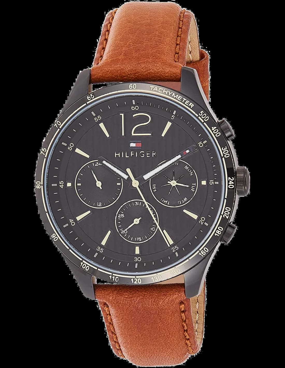 Tommy Hilfiger 1791470 montre chronographe noire — Montres Outlet