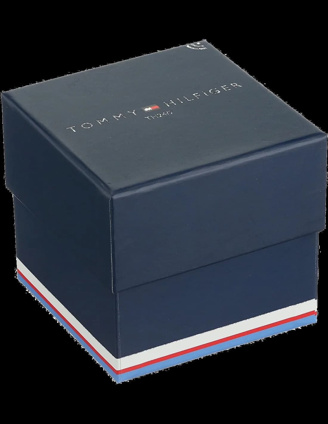 Montre Tommy Hilfiger 1791618 Shawn Cadran Bleu et Bracelet Cuir Brun vue 3