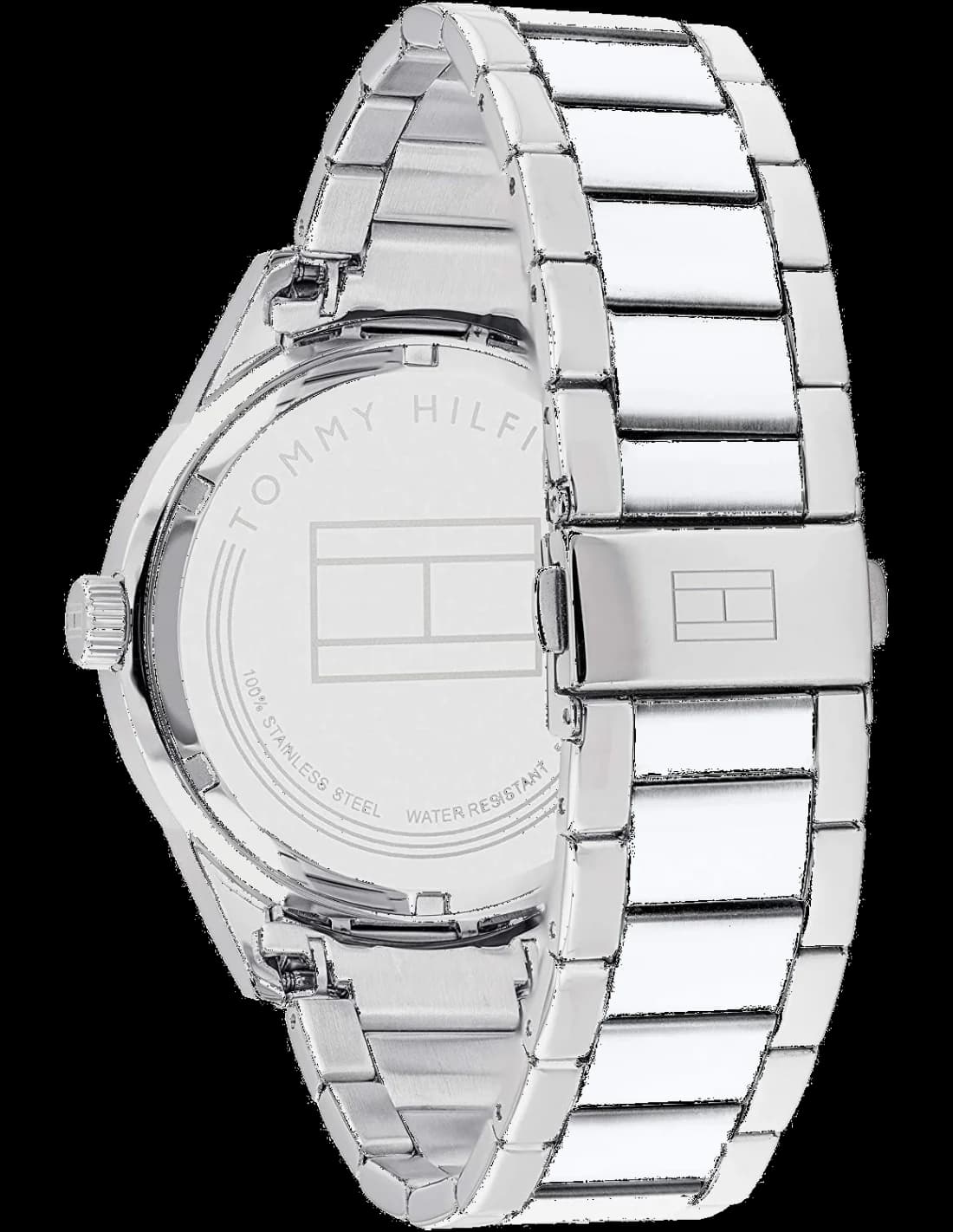 Détail du cadran noir de la Tommy Hilfiger 1791640 — Montres Outlet