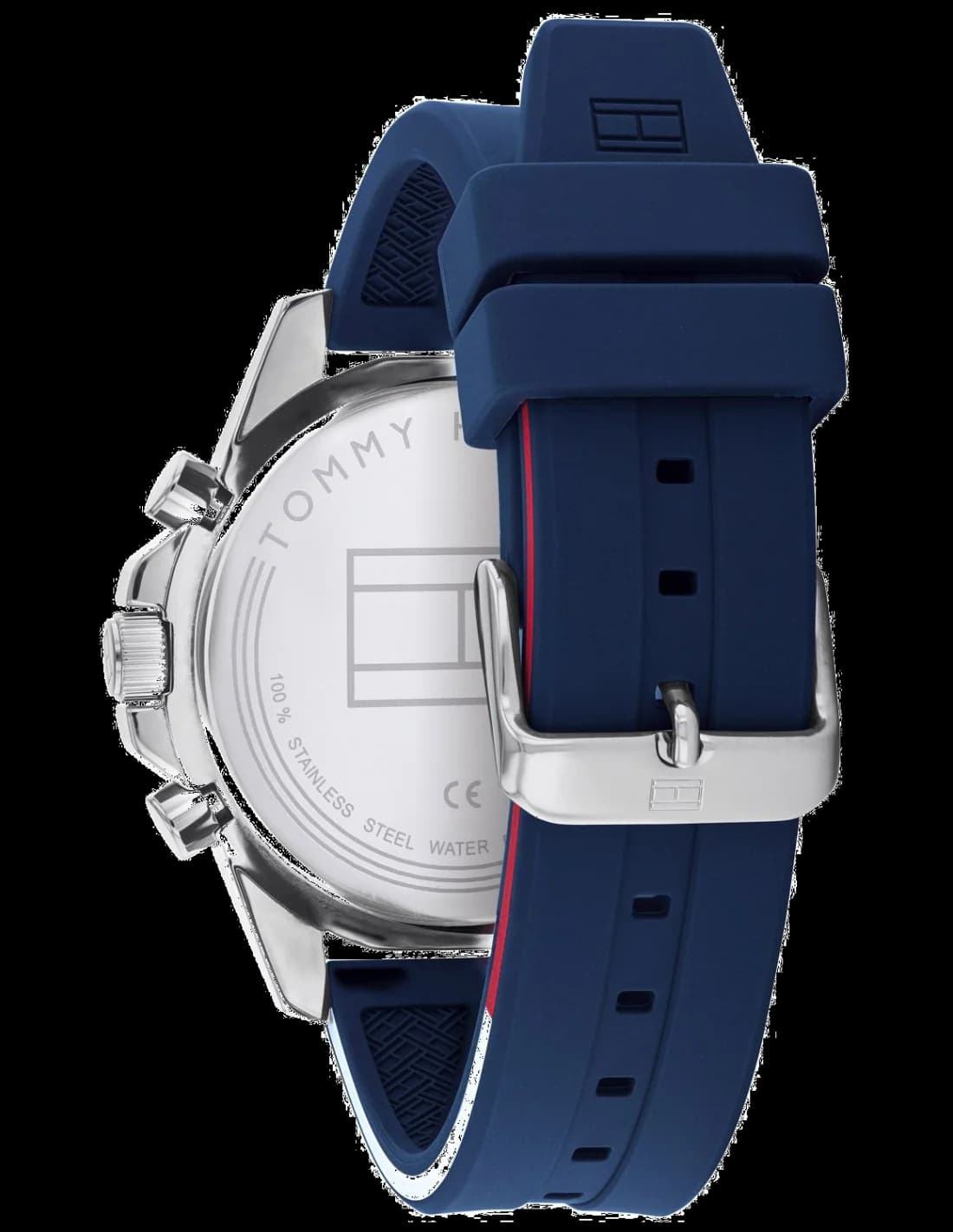 Montre Tommy Hilfiger 1791791 homme détail cadran bleu