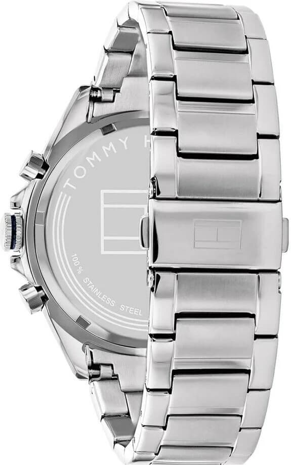 Montre Tommy Hilfiger 1791968 homme détail cadran bleu
