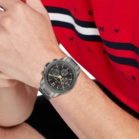 Montre Tommy Hilfiger 1792061 homme verso boîtier