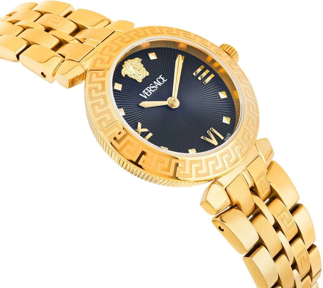 Montre Femme Versace Daphnis VEOCA0524 Bracelet Acier Doré Cadran Noir vue 2