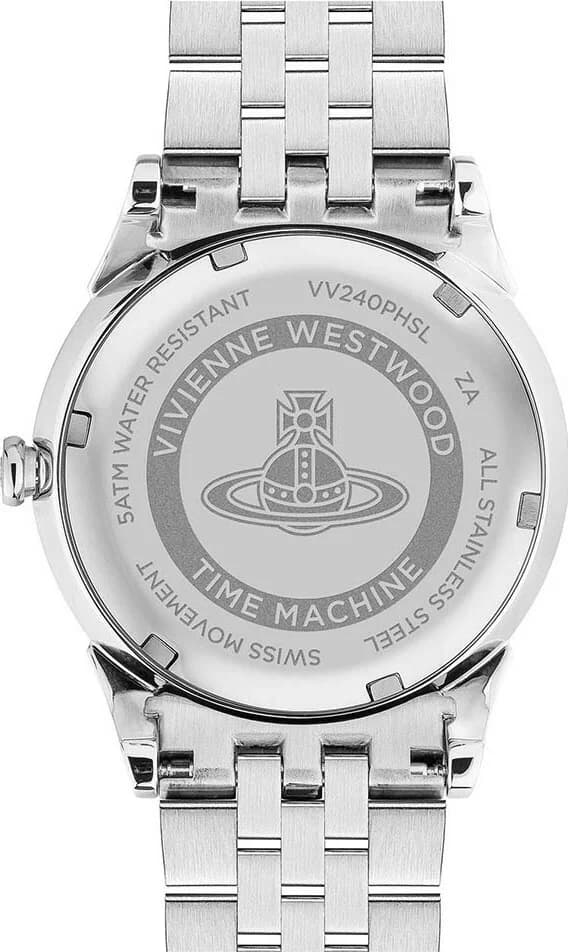 Montre Vivienne Westwood VV240PHSL femme verso boîtier argent