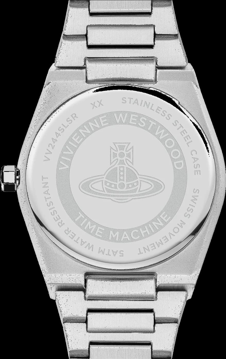Montre Vivienne Westwood VV244SLSR femme détail cadran argent
