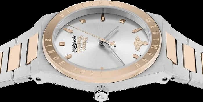 Montre Vivienne Westwood VV244SLSR femme détail bracelet acier inoxydable