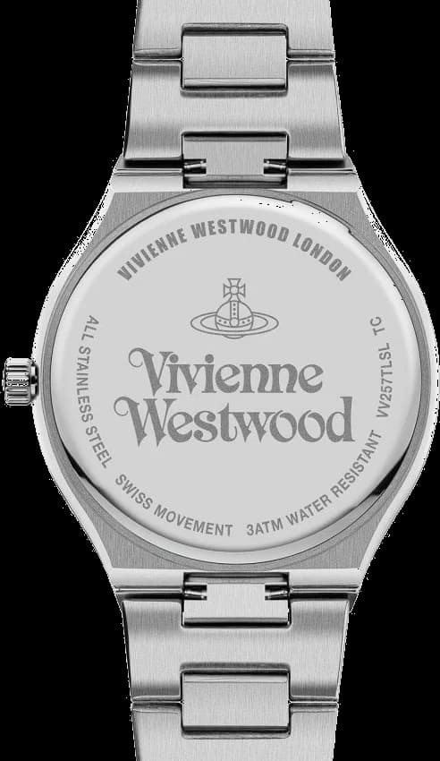 Montre Vivienne Westwood VV257TLSL femme détail bracelet acier inoxydable