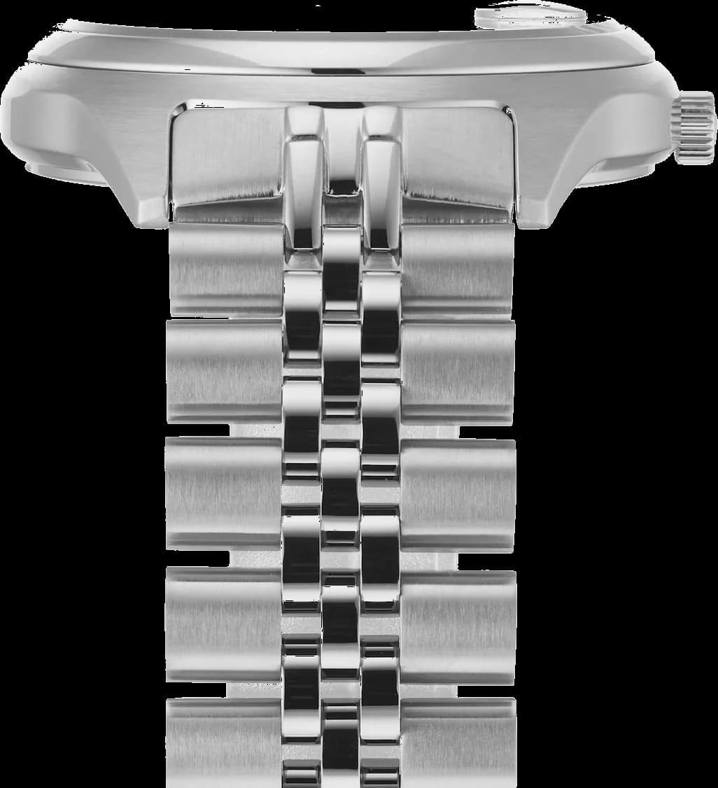 Montre Vivienne Westwood VV261GRSL femme détail bracelet acier inoxydable