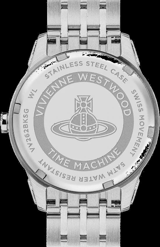 Montre Vivienne Westwood VV262BKSG femme verso boîtier or