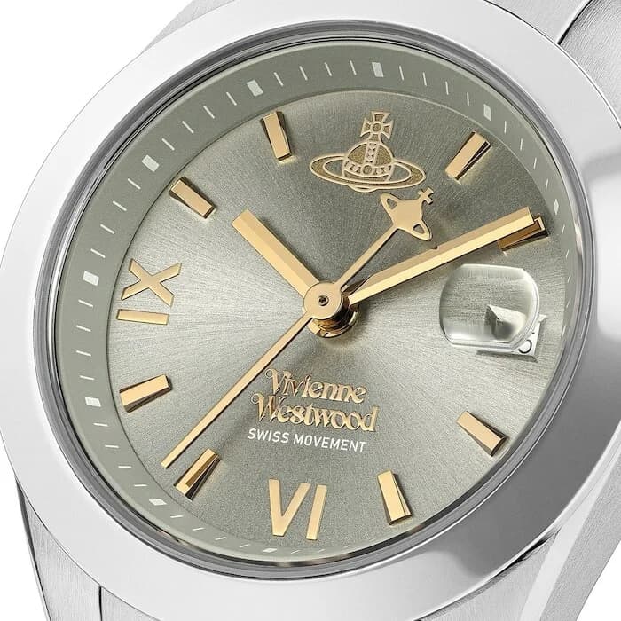 Montre Vivienne Westwood VV292GYSG femme détail cadran gris