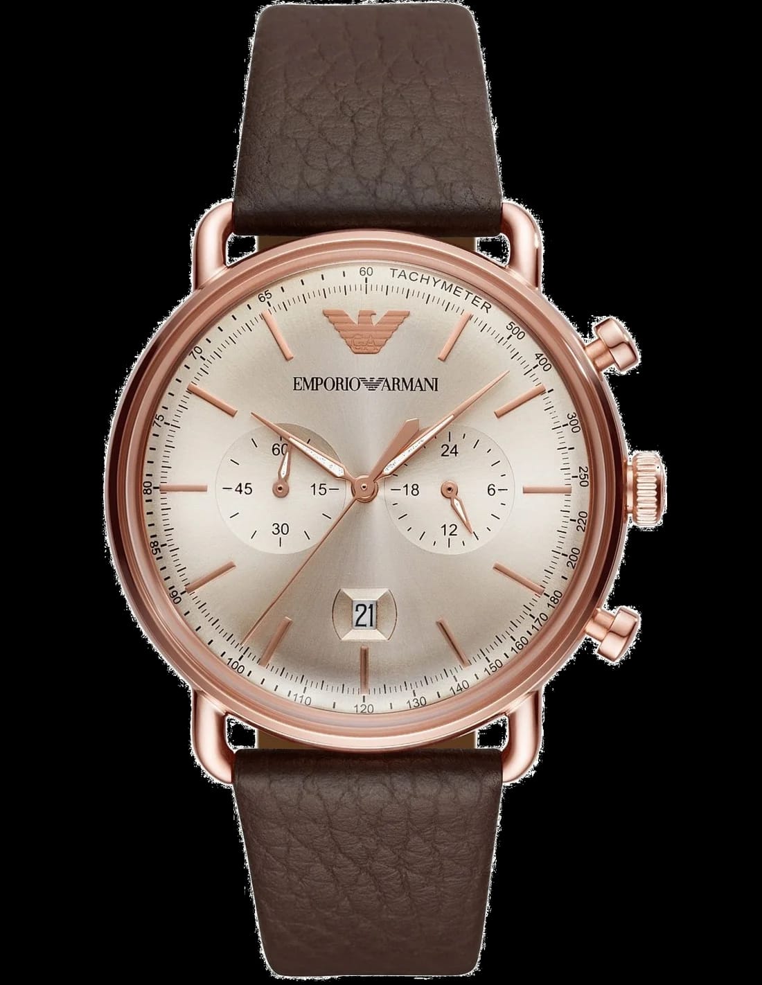 Emporio Armani AR11106 chronographe noir acier — Montres Outlet