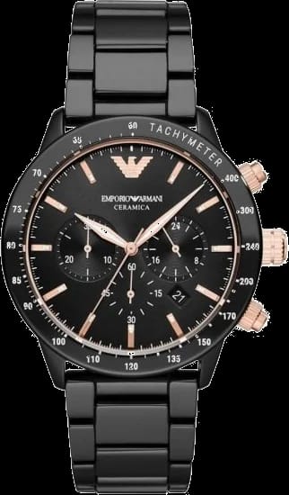 Emporio Armani AR70002 montre chronographe en acier inoxydable — Montres Outlet