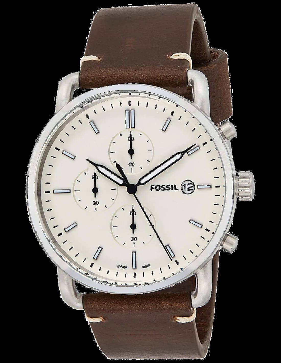 Fossil FS5402 boîtier acier noir — Montres Outlet