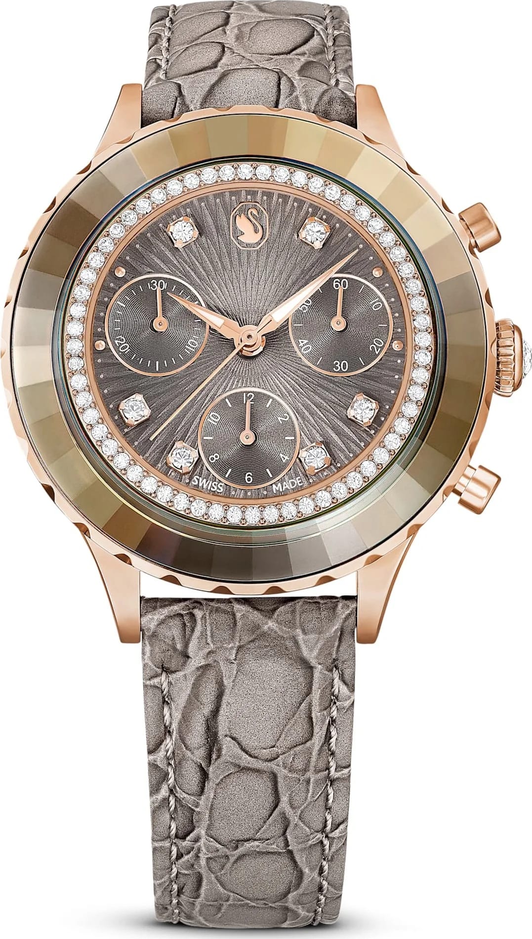 Swarovski 5671153 cadran blanc visible — Montres Outlet