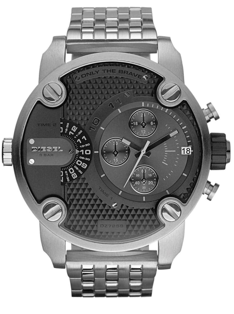 Diesel DZ7259 — montre quartz chronographe avec cadran noir