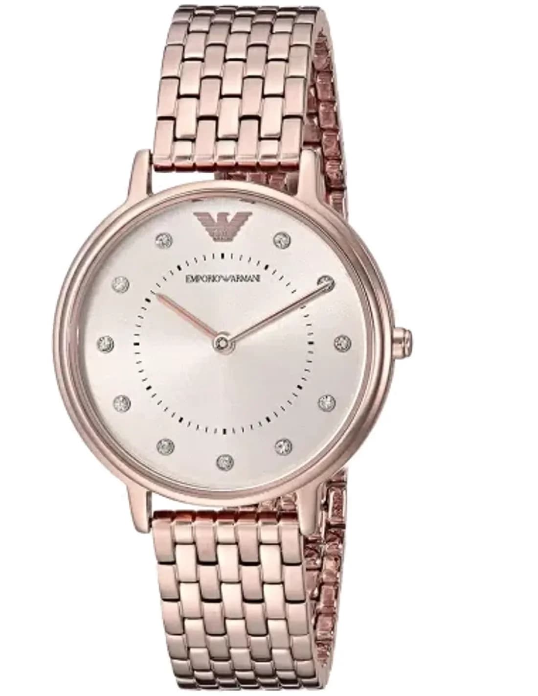 Montre femme Emporio Armani AR11062 en acier plaqué or rose