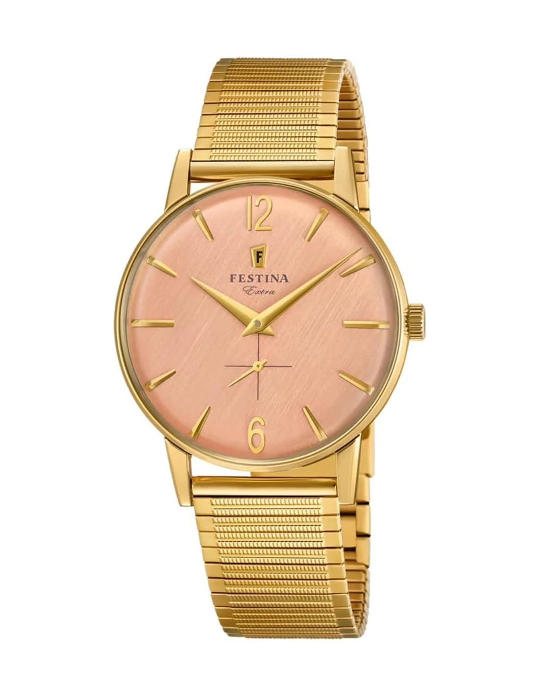 Montre Festina F20251/3 Extra Boîtier et Bracelet Acier Doré