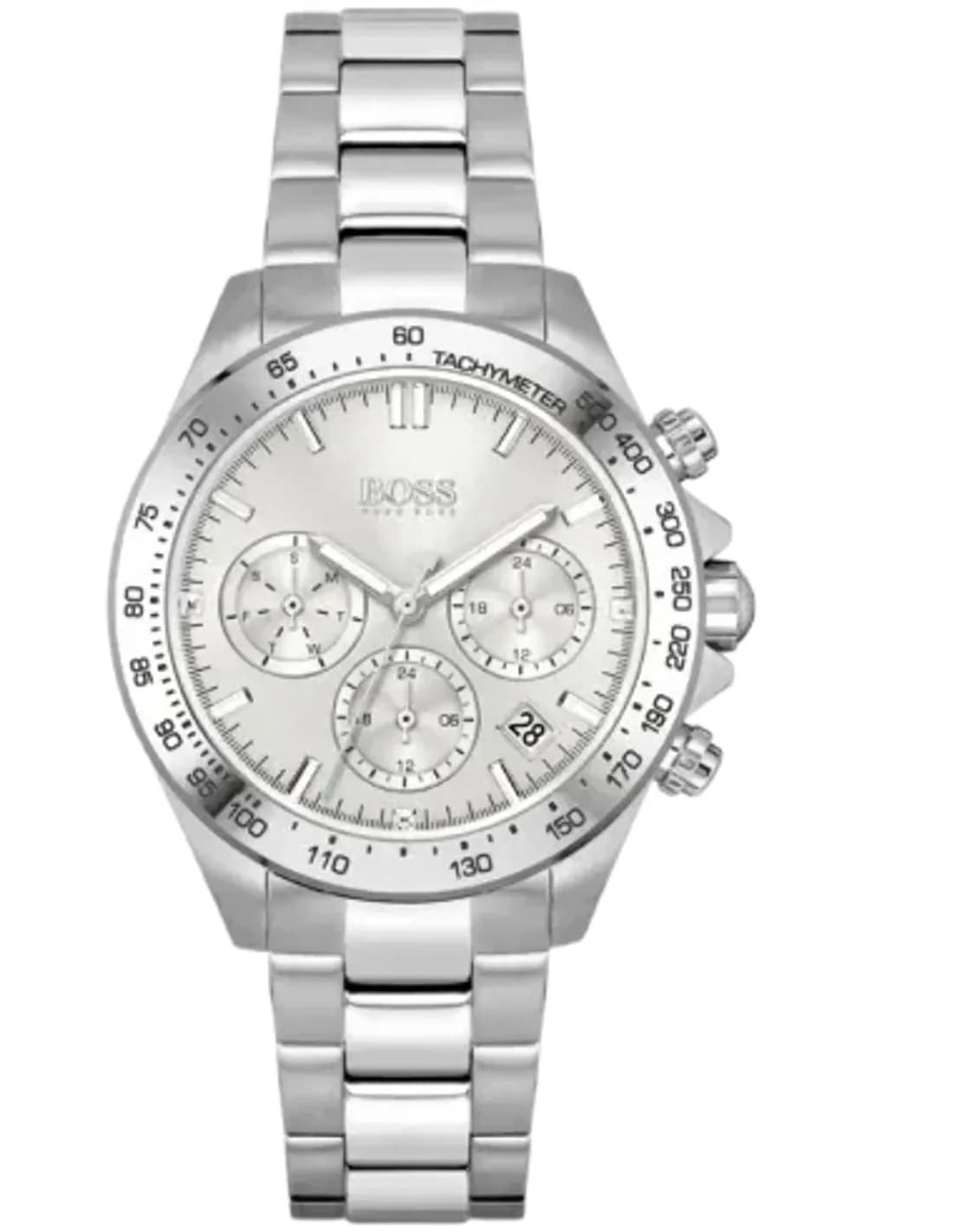 Montre Femme Hugo Boss 1502616 Sport Lux Chronographe Acier Gris