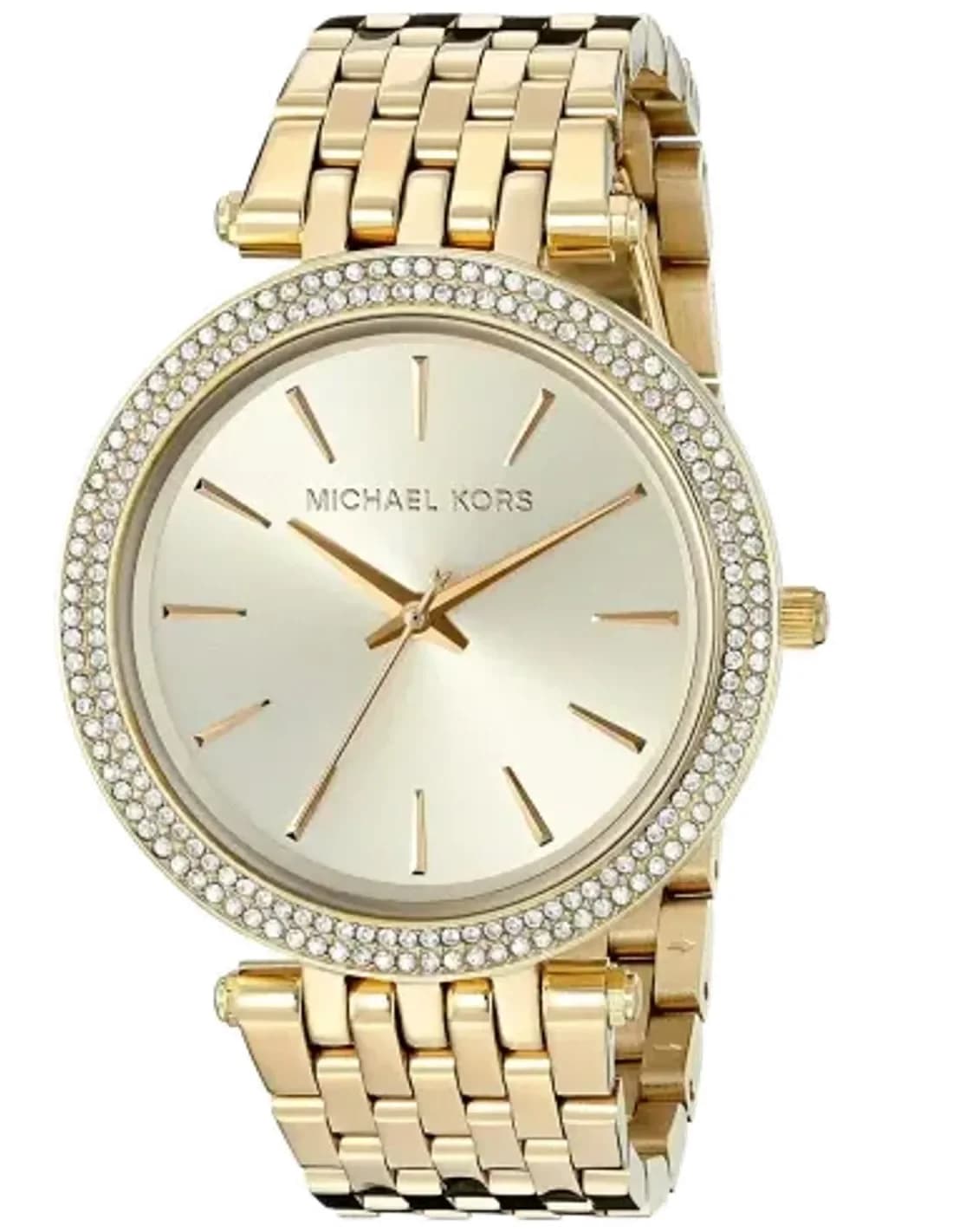 Montre Michael Kors Darci MK3191 ronde analogique bracelet acier doré jaune