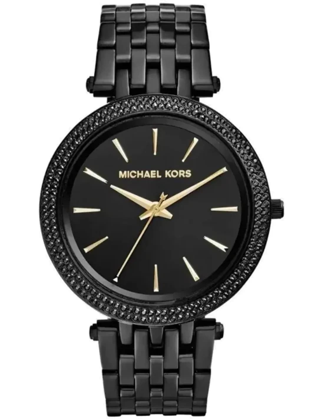 Montre Michael Kors MK3337 Darci en Acier Noir et Brillants Noirs