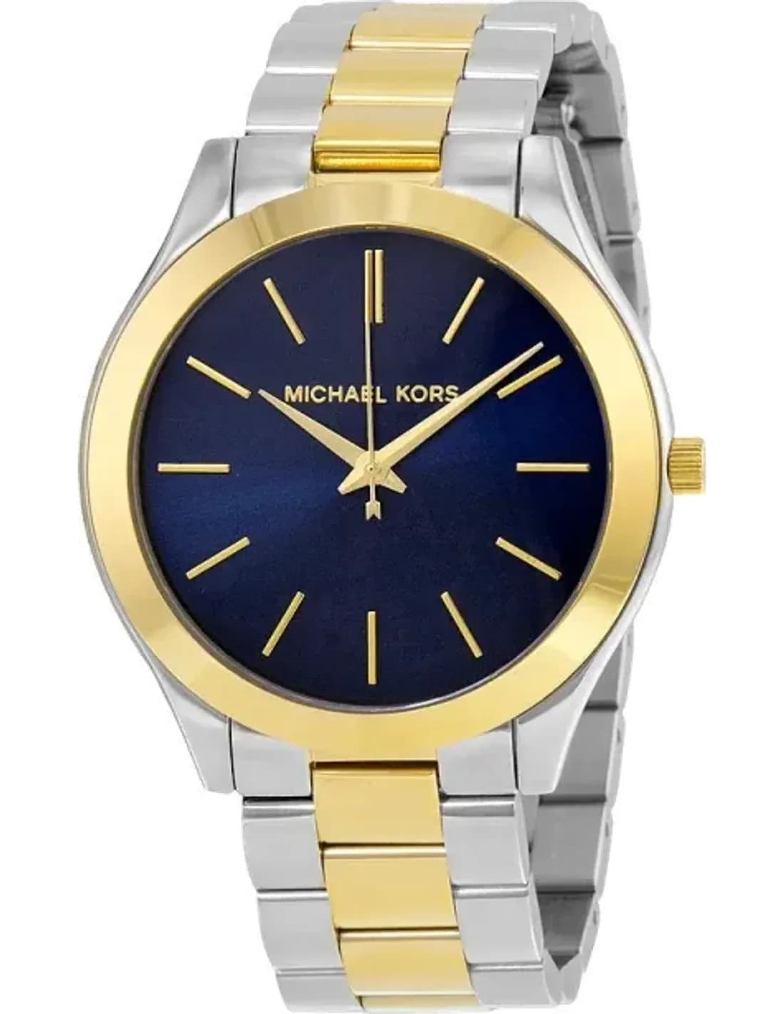 Montre Michael Kors MK3479 en Acier Bicolore Argenté et Doré