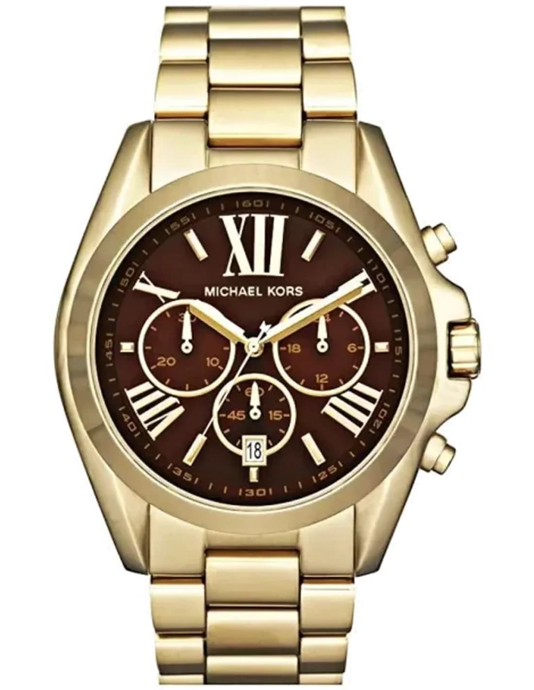 Montre Michael Kors MK5502 Bradshaw Chronographe en Acier Doré