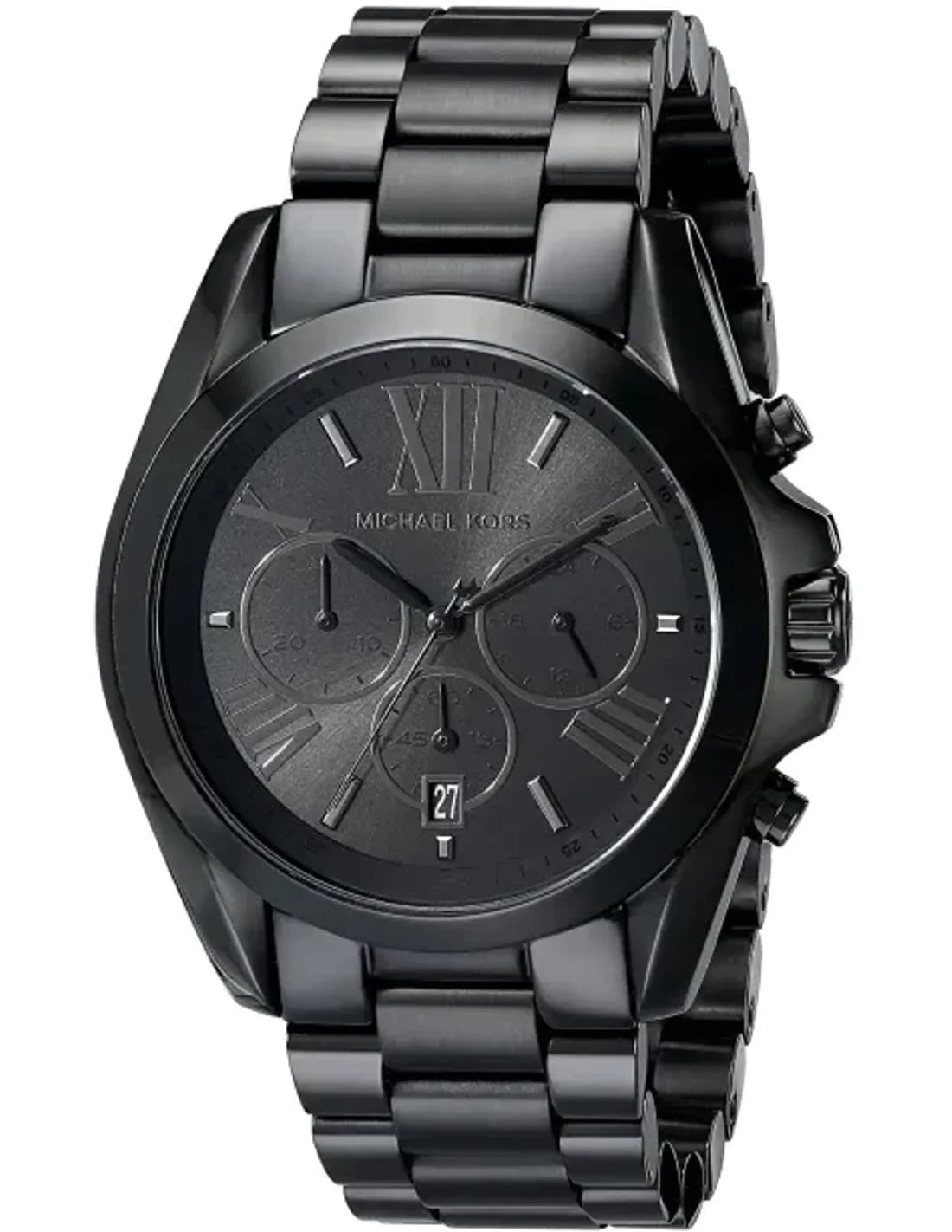 Montre Michael Kors MK5550 Chronographe en Acier Inoxydable Noir 45 mm