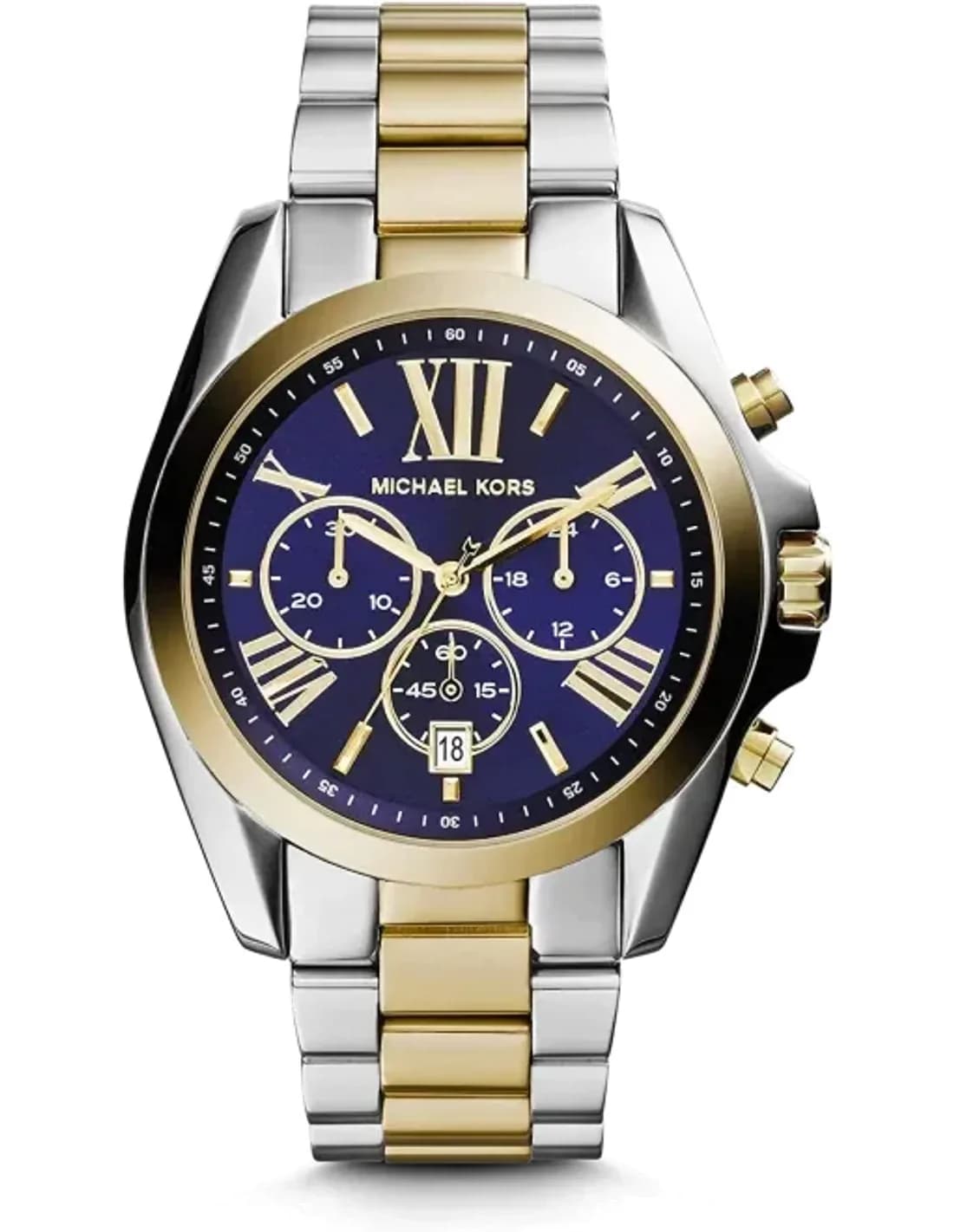 Montre Michael Kors MK5976 Bradshaw en Acier Bi-ton Argent et Or