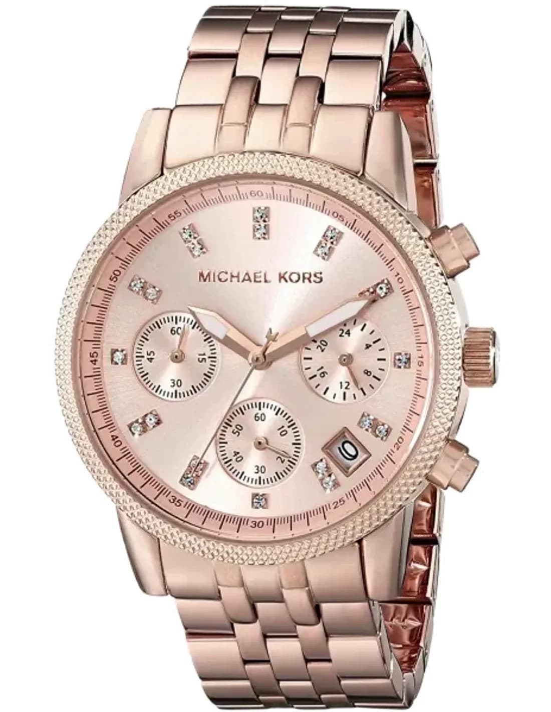 Montre Michael Kors MK6077 Ritz en Acier Or Rose