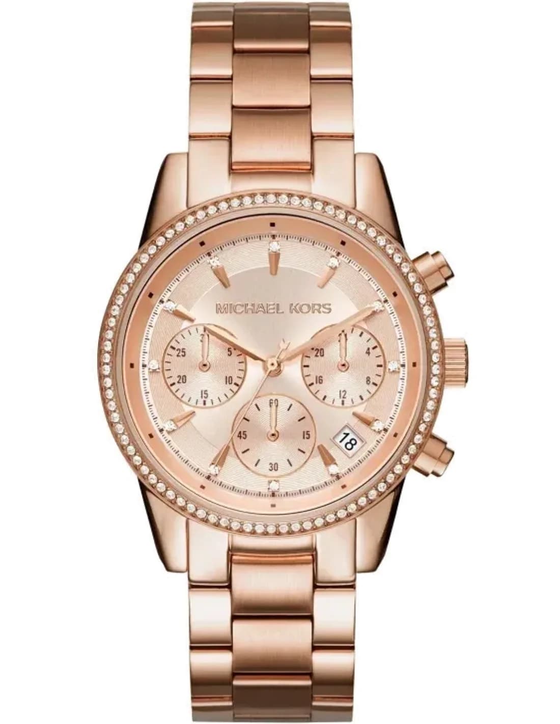 Montre Michael Kors Ritz MK6357 bracelet acier or rose