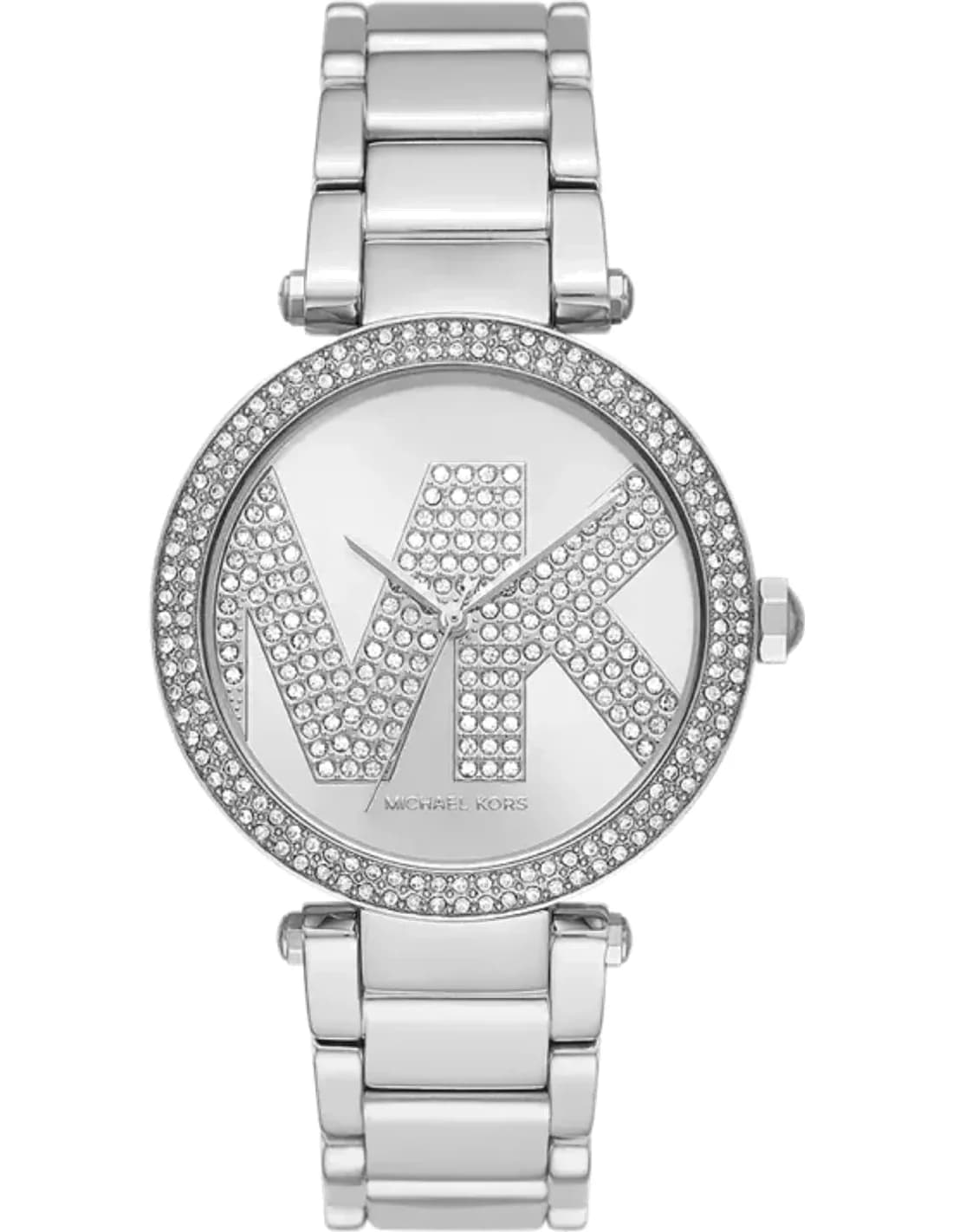 Montre femme Michael Kors Parker MK6658 cadran argenté et bracelet en acier inoxydable