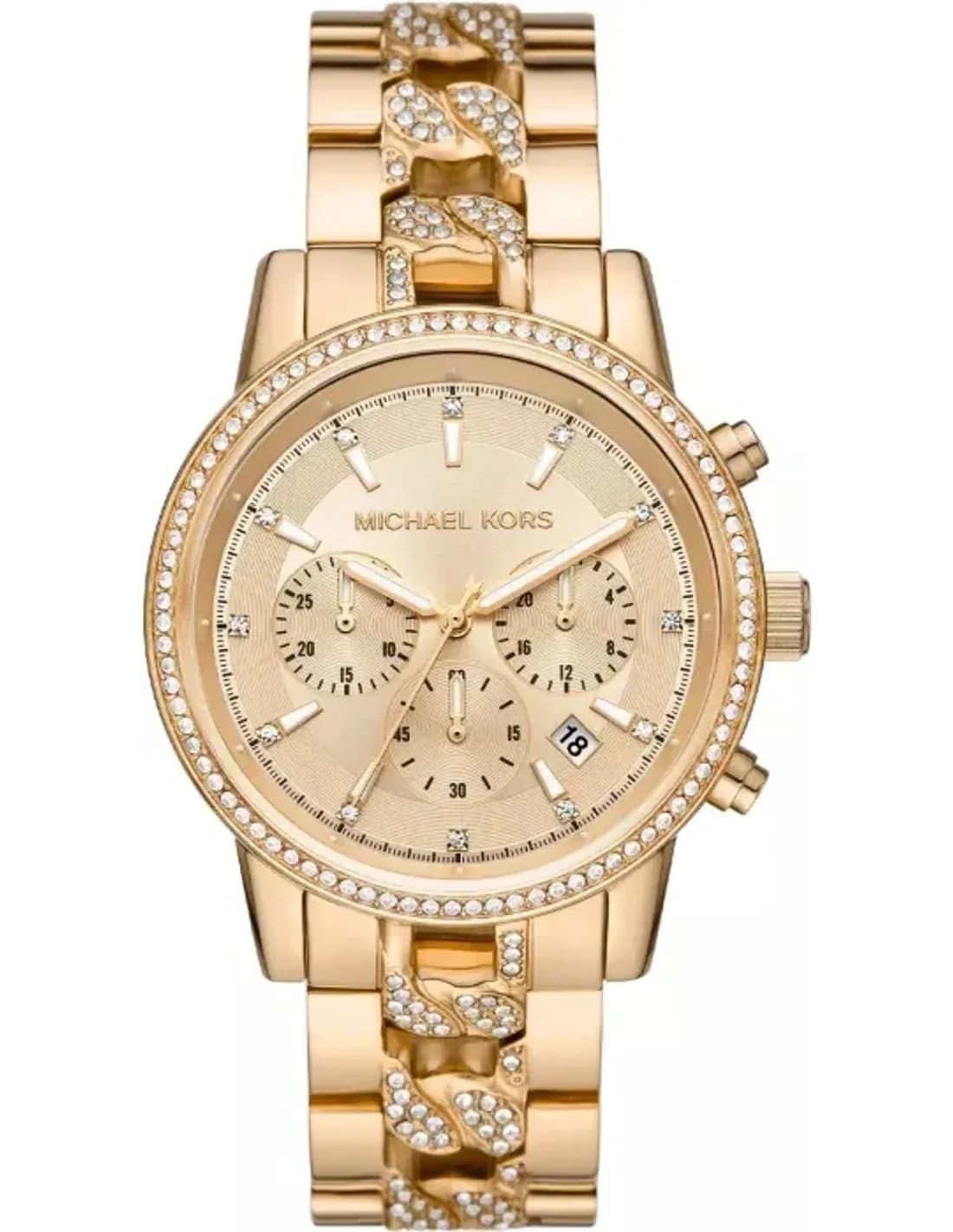 Montre femme Michael Kors Ritz MK6937 Chronographe acier doré