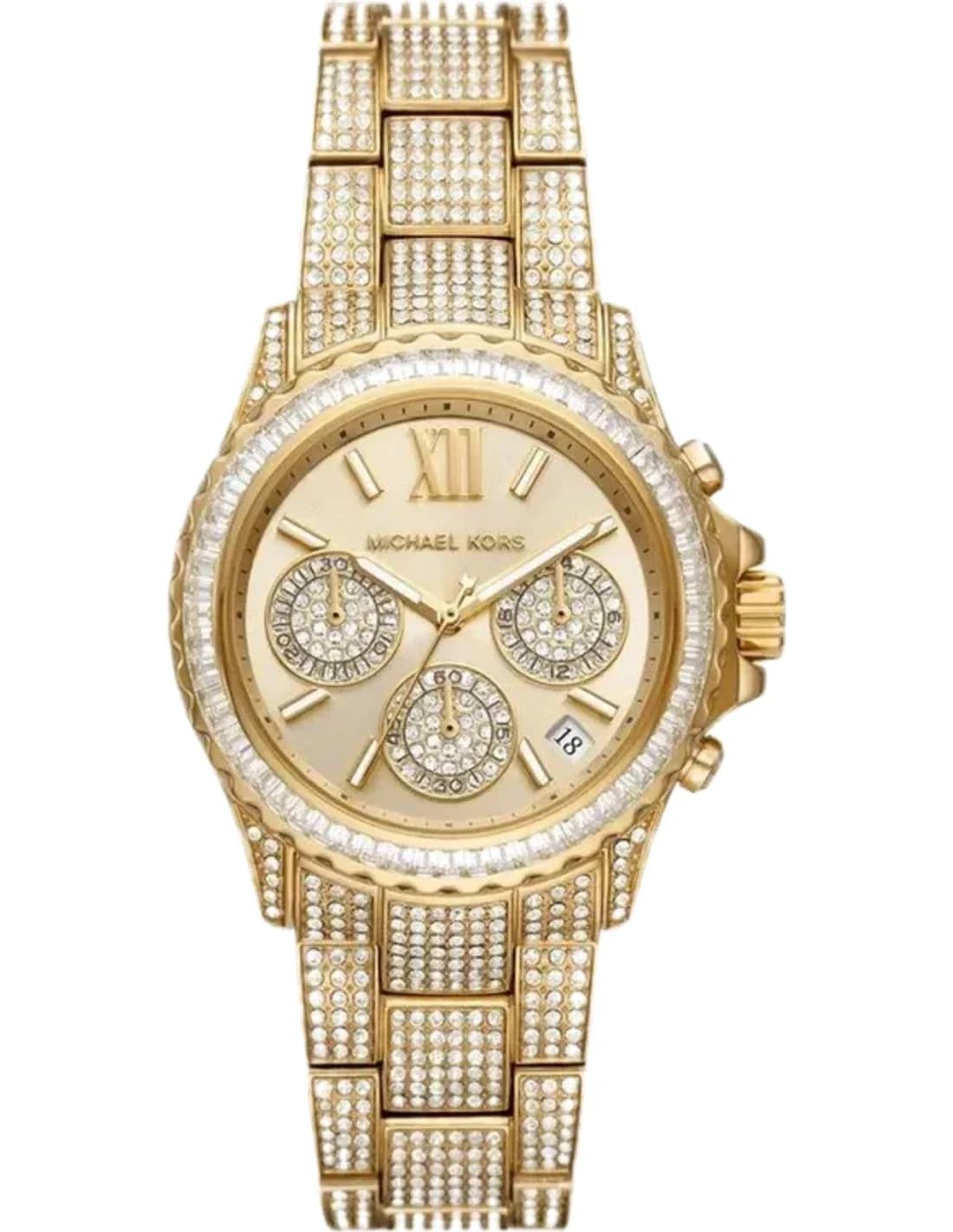 Montre femme Michael Kors Everest MK7254 cadran et bracelet pavés de cristaux