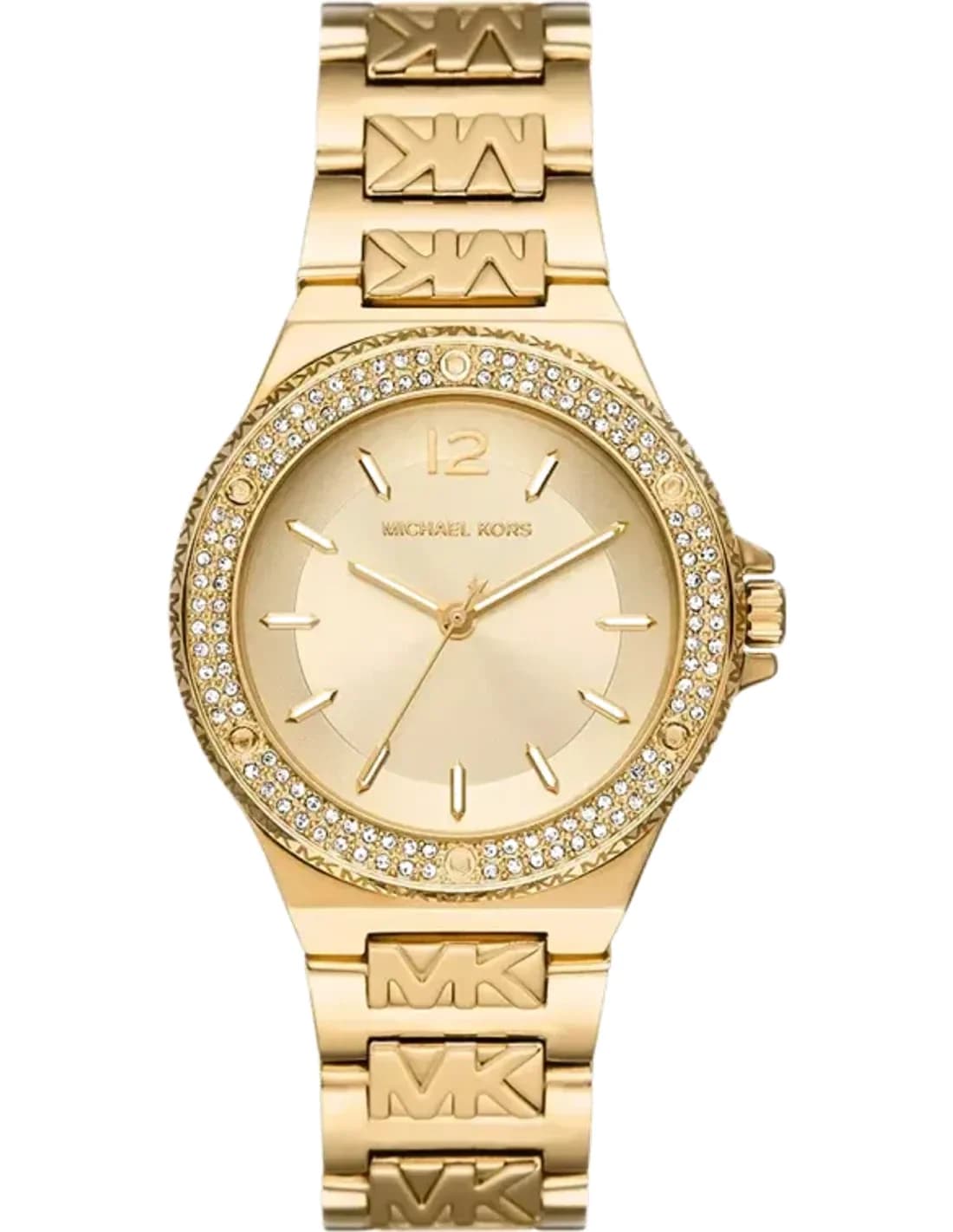 Montre femme Michael Kors Lennox MK7339 bracelet en acier inoxydable gravé MK