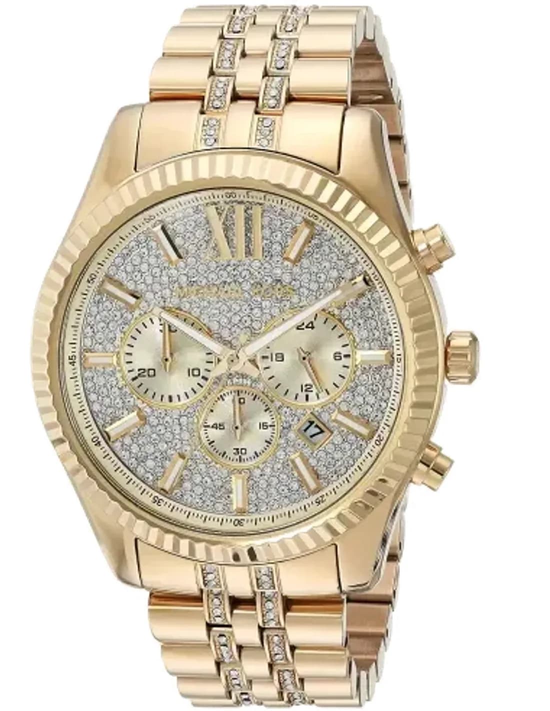 Montre Michael Kors MK8579 Lexington Dorée avec Cadran Cristaux