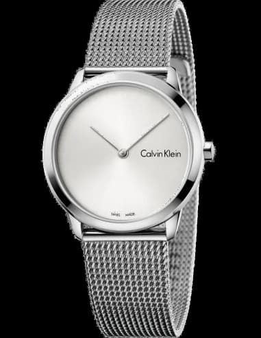 Montre Calvin Klein K3M221Y6 en Acier Inoxydable et Maille Milanaise
